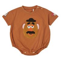 Disney ディズニー 半袖ボディスーツ ドッカン サガラ ポテトヘッド ブラウン&times;70cm ベビーザらス限定 赤ちゃん 出産準備 出産祝い ベビー服 子供服