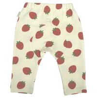 モンキーパンツ インレイ イチゴ シロ&times;90cm