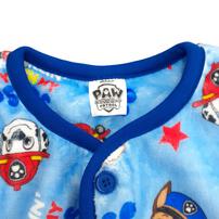 パウパトロール パジャマベスト ミンクフリース 総柄 ブルー×110cm トイザらス限定