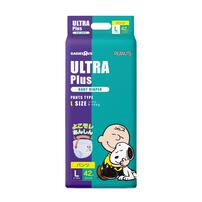 【オンラインストア限定】ULTRAPlus ウルトラプラス スヌーピー Lサイズ（9～14kg）252枚（42枚x6パック）箱入り お買い得セット 【ウルトラプラス パンツタイプ ベビーザらス限定 おむつ】
