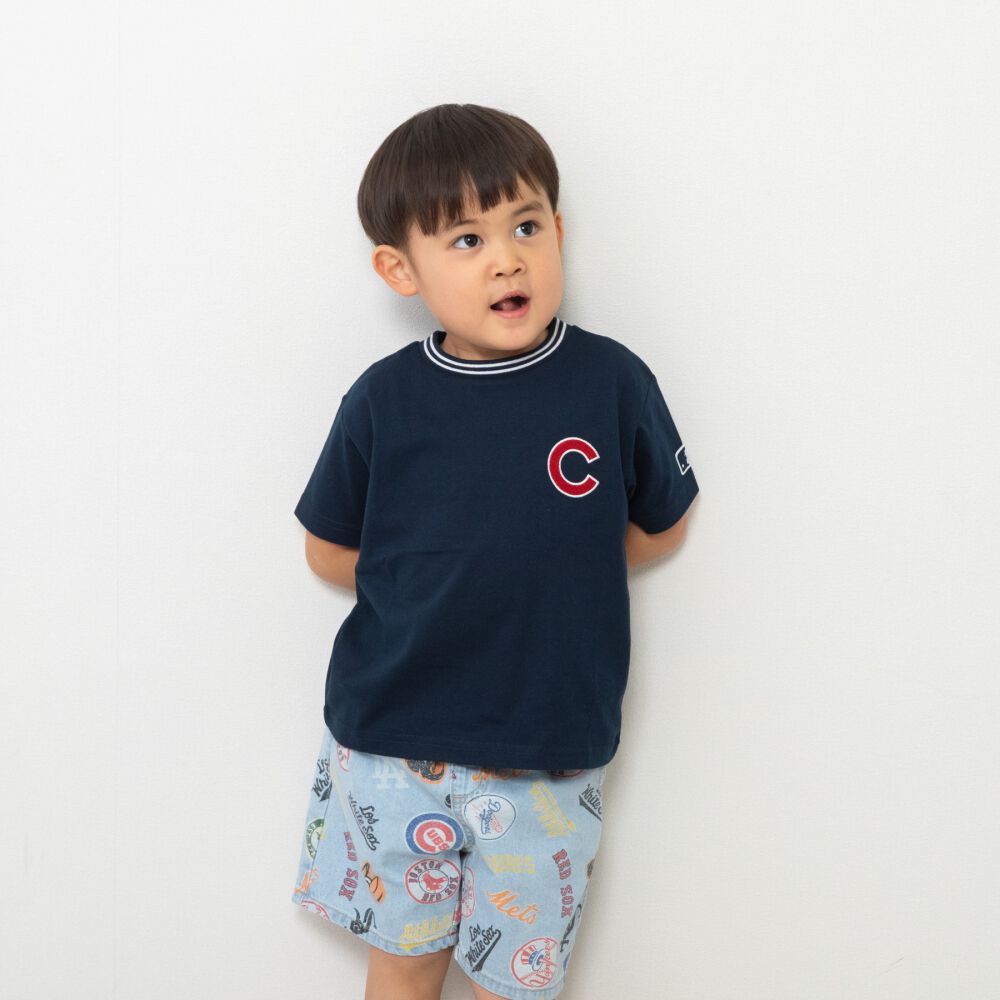 MLB フロッキープリントTシャツ シカゴ・カブス 110cm