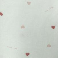 長袖シャツ肌着2枚組 スムス ハート×ウサギ ホワイト×95cm ベビーザらス限定