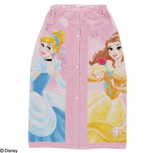 Disney ディズニープリンセス トゥインクルフラワー 80丈巻きタオル