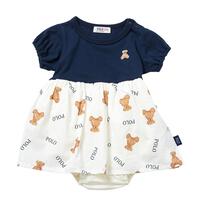 POLO BCS ギャザースカートロンパース ネイビー&times;80cm  ベビーザらス限定