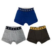 MLBボクサー3枚組(グレー×110cm)