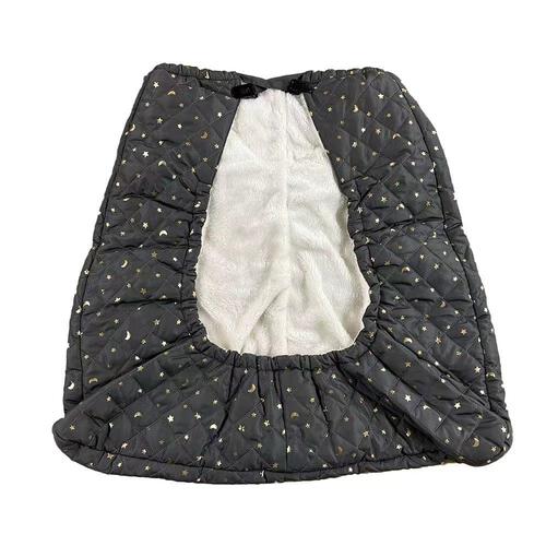 抱っこ紐ケープ 中綿 キルト 月星 チャコール×FREE ベビーザらス限定