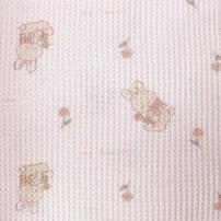 半袖シャツ肌着 2枚組 ワッフル ハート×うさぎ ピンク×80cm ベビーザらス限定