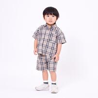 POLO BCS チェックハーフパンツ ベージュ&times;80cm ベビーザらス限定