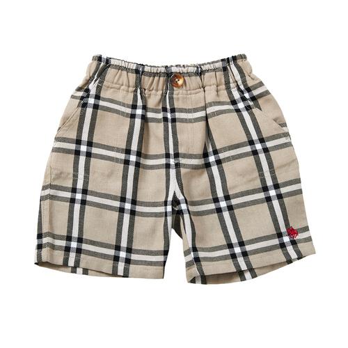 POLO BCS チェックハーフパンツ ベージュ&times;90cm ベビーザらス限定
