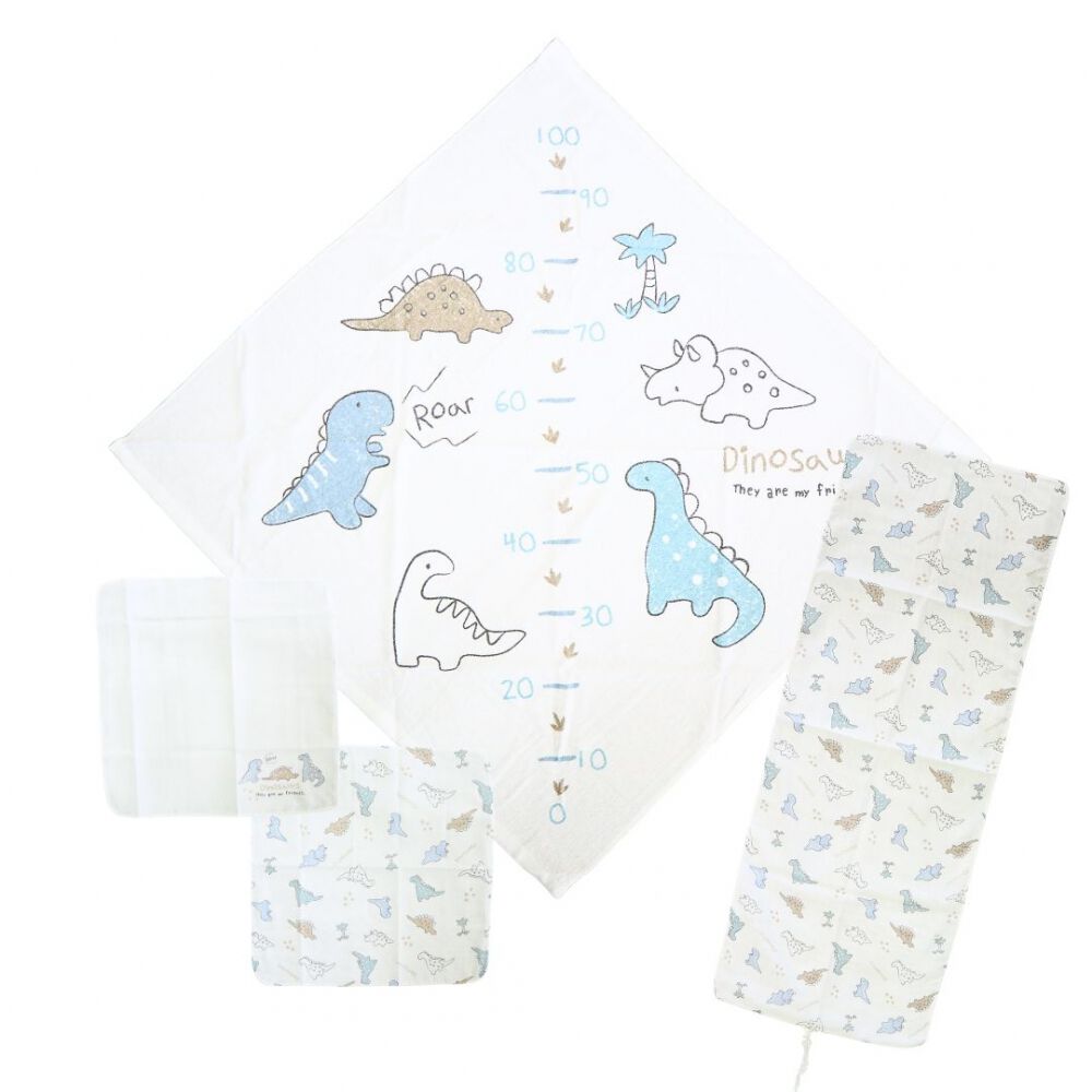 ランチ4点セット⭐︎ 恐竜柄 ランチ4点セット⭐︎ 恐竜柄 手提げ・レッスンバッグ・入園グッズ