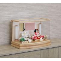 【雛人形】ケース飾り 親王飾り「落水和紙パネルアクリル」ひな人形 ひな祭り お雛様 おしゃれ トイザらス・ベビーザらス限定【メーカー直送】