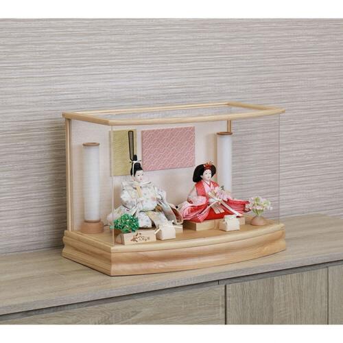 【雛人形】ケース飾り 親王飾り「落水和紙パネルアクリル」ひな人形 ひな祭り お雛様 おしゃれ トイザらス・ベビーザらス限定【メーカー直送】