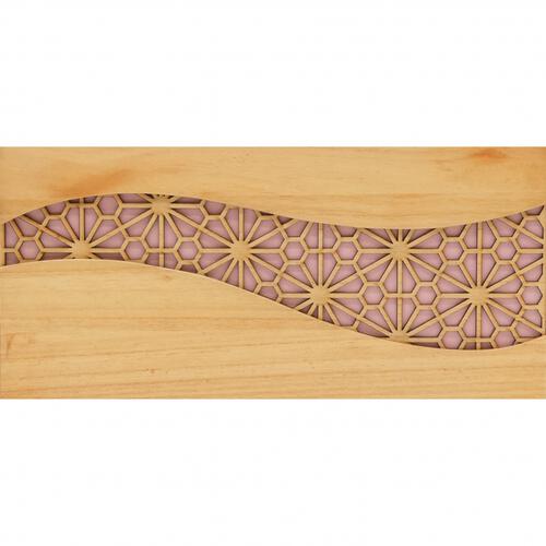 【雛人形】ケース飾り 親王飾り「唐華亀甲模様木目アクリル」 (322989)ひな人形 彩シリーズ おしゃれ トイザらス・ベビーザらス限定【メーカー直送】