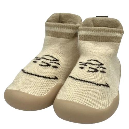 PEANUTS ソックスシューズ チャーリーブラウン ベージュ&times;11.0cm ベビーザらス限定