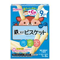 和光堂 赤ちゃんのおやつ＋Ca カルシウム 鉄入りビスケット【離乳食 ベビーフード】【9カ月～】