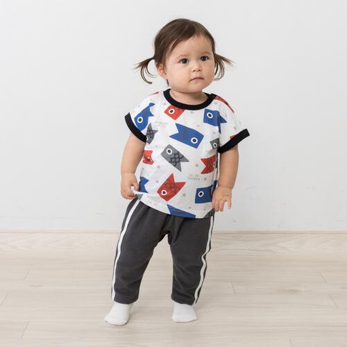 半袖Tシャツ こいのぼり 総柄 イベント 80-90cmベビーザらス限定