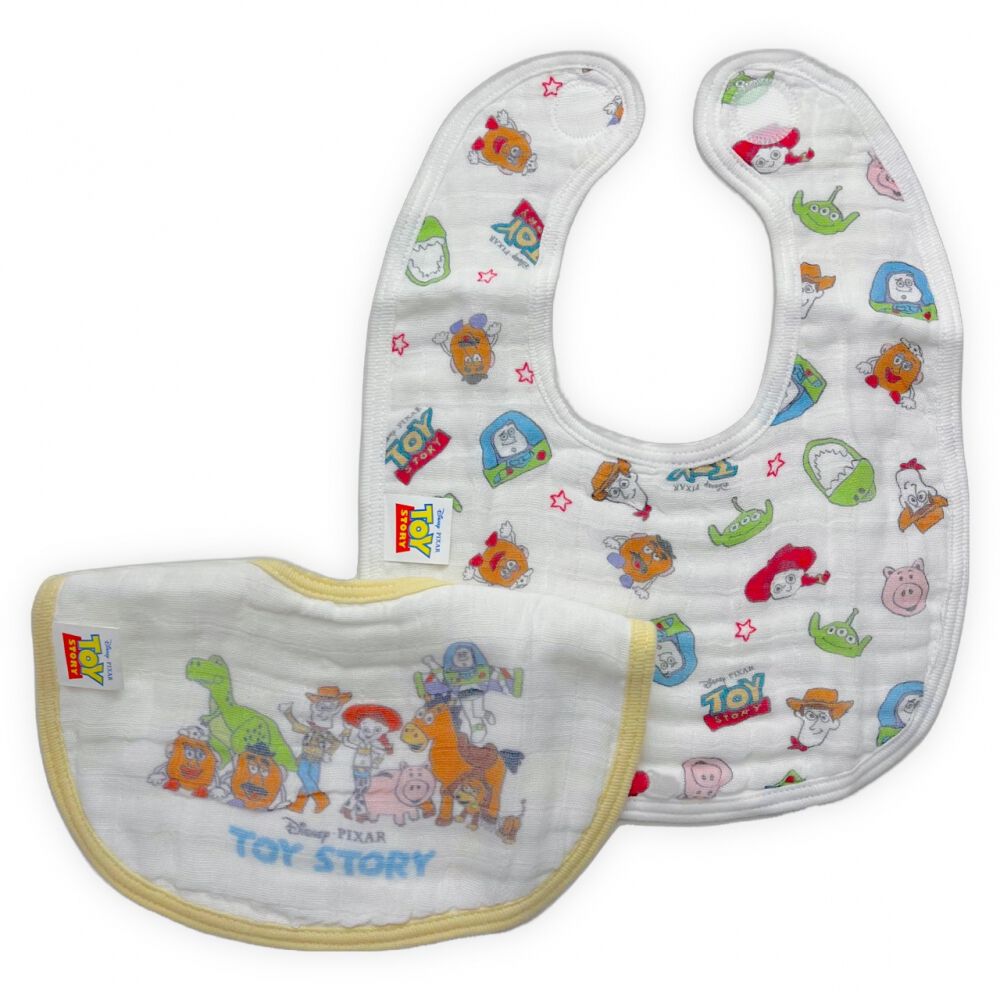 Disney ディズニー モスリンガーゼ スタイ2枚組 トイストーリー