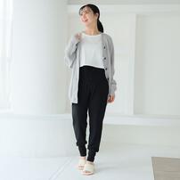 温活らくちんパンツ ブラック×M-L