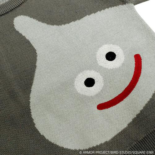 ドラクエベビー＆キッズ セーター メタルスライム(グレー×約95cm)