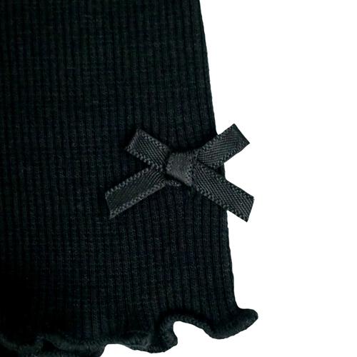 インナーパンツ リブメロー ブラック×80cm