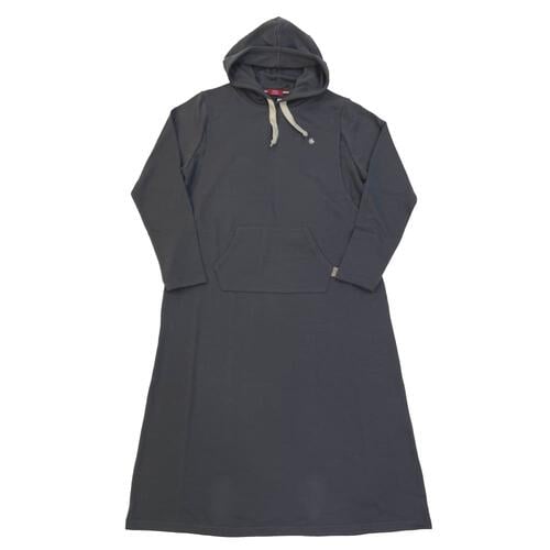 POLO パーカーワンピース 授乳口付き 裏毛(チャコール×M-L) ベビーザらス限定