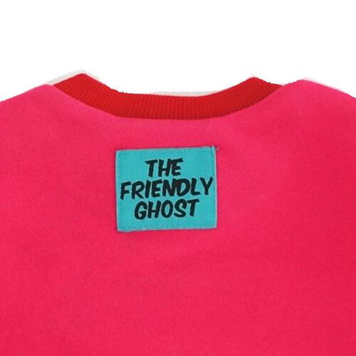 【Welcome to the Universe Baby × chimajiro0730さん】キャスパー 長袖ダルマボディスーツ ピンク×80cm