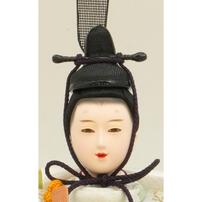 【雛人形】収納親王飾り「白木目吉祥文様蒔絵」（605887）