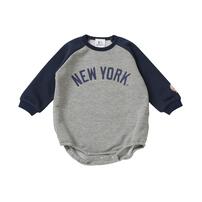 MLB ラグランボディスーツ ヤンキース グレー×70cm ベビーザらス限定