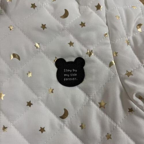 ジャンプスーツ くまみみ ホシツキ柄 ホワイト×70cm ベビーザらス限定