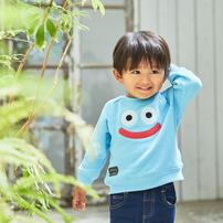 ドラクエベビー＆キッズ スウェットシャツ スライム(ブルー×90cm)