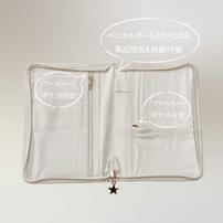 ヌビ マルチケース オリーブ柄 ナチュラル