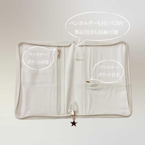 ヌビ マルチケース オリーブ柄 ナチュラル