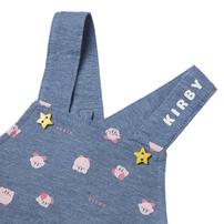 星のカービィ 吊りブルマ 総柄 デニムニット グレー&times;70-80cm ベビーザらス限定