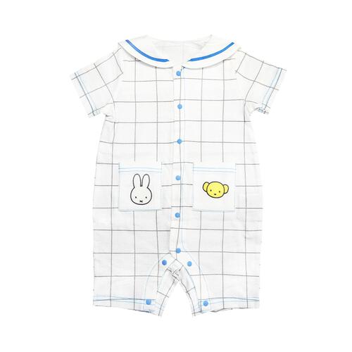 miffy ミッフィー 半袖カバーオール メッシュセーラー ホワイト&times;70cm ベビーザらス限定 赤ちゃん 出産準備 出産祝い ベビー服 子供服