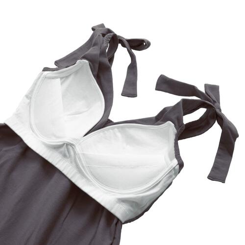 Petit jouet for maternity プティジュエット マタニティブラキャミソール (チャコール×L MU) ベビーザらス限定