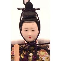 【雛人形】収納飾り 親王飾り「桜刺繍格子屏風けやき塗」 (605841)ひな人形 ひな祭り おしゃれ トイザらス・ベビーザらス限定【メーカー直送】