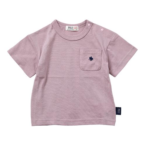 POLO BCS 半袖ポケットTシャツ ピンク&times;90cm 赤ちゃん 出産準備 出産祝い ベビー服 子供服