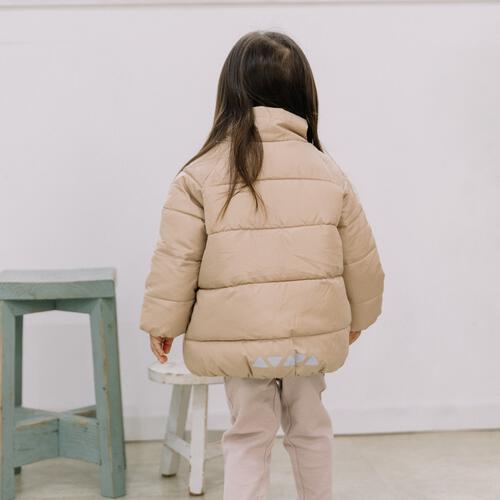 RAT-A-TATR ラッタッター 中綿 ジャケット ベージュ×80cm