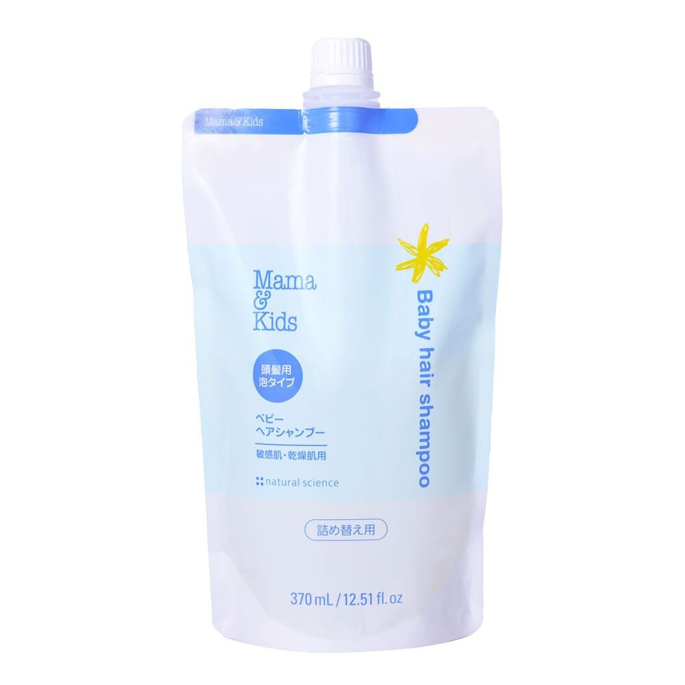 ママ＆キッズ ベビーヘアシャンプー 詰め替え用 370ml | マタニティ