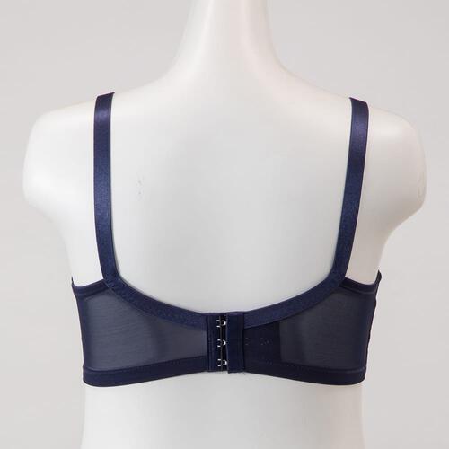 犬印×くみっきー フロントオープンレース 授乳ブラ(ネイビー×M)