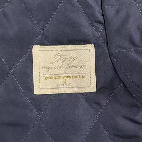 ジャンプスーツ くまみみ ダイヤキルト柄 ネイビー×80cm ベビーザらス限定