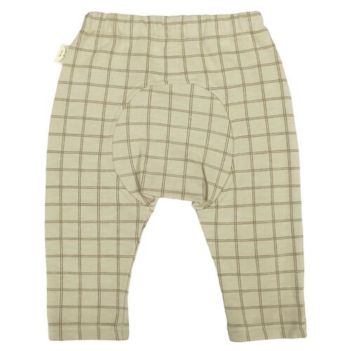 モンキーパンツ インレイ チェック ベージュ&times;70cm