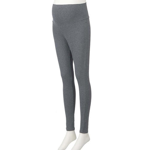 らくちんパンツ 10分丈（グレー×M）