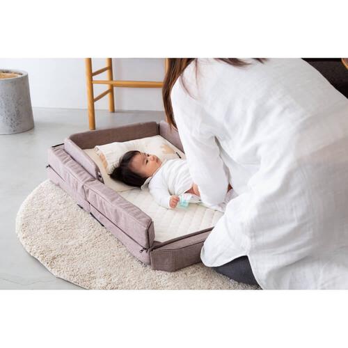 ファルスカ コンパクトベッド free メランジグレー