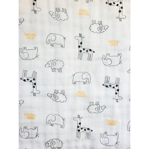 モスリンガーゼハンカチ 3枚組 アニマル×さんかく×雲 ベビーザらス限定