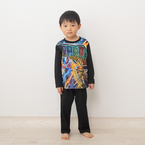 仮面ライダーゼッツ 光る2トップスパジャマ ブラック&times;100cm  ベビーザらス限定
