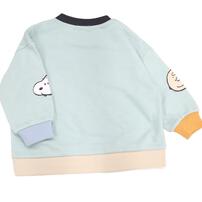 SNOOPY スヌーピー トレーナー 袖切替 ミント×95cm ベビーザらス限定
