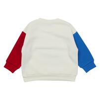 THOMAS トーマス 長袖デイリートレーナー 起毛 図鑑アート ナチュラル×95cm ベビーザらス限定