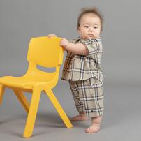 POLO BCS 半袖シャツ ベージュ&times;80cm ベビーザらス限定 赤ちゃん 出産準備 出産祝い ベビー服 子供服