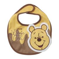 Disney ディズニー 新生児2WAYドレス 長袖 スタイ付き 総柄 くまのプーさん 50-70cm